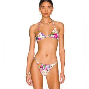 Superdown floral bikini set size XS